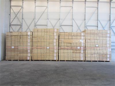 16/26-2- 34 pacchi di fogli di compensato di betulla per kg 41.534,00, vari spessori.