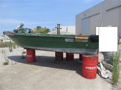 28/25-21- 01 imbarcazione in vetroresina Barufaldi lunghezza 6,20 mt sprovvista di motore