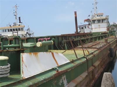 28/25-24- M/N Rex Primo da demolire cantiere di costruzione Metalcost Spa Sarzana 1980, stazza lorda