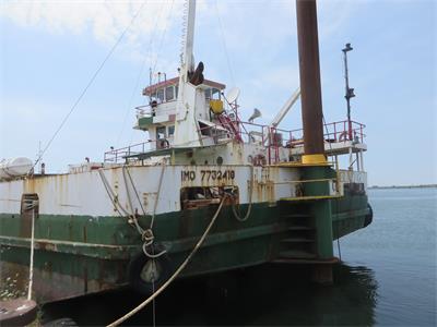 28/25-25- M/N Guglielmo G. matricola 784 IMO 7732418 imbarcazione da lavoro tipo motopontone/