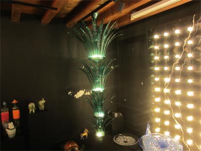 07/2026 - cospicuo lotto di lampadari, flambeau, oggetti artistici in vetro di Murano